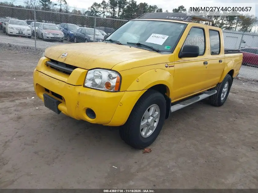1N6MD27Y44C400657 2004 Nissan Frontier Sc-V6