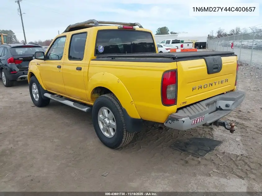 1N6MD27Y44C400657 2004 Nissan Frontier Sc-V6