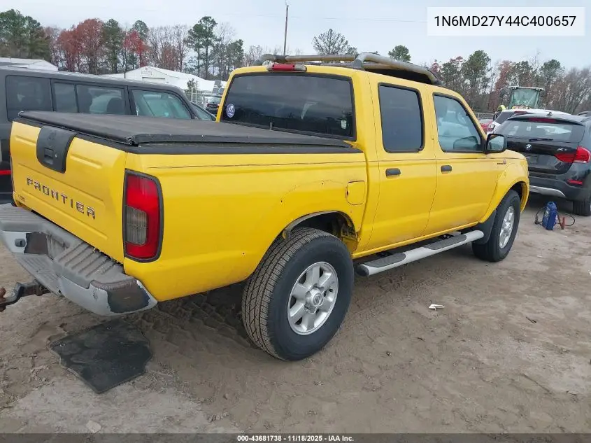 1N6MD27Y44C400657 2004 Nissan Frontier Sc-V6