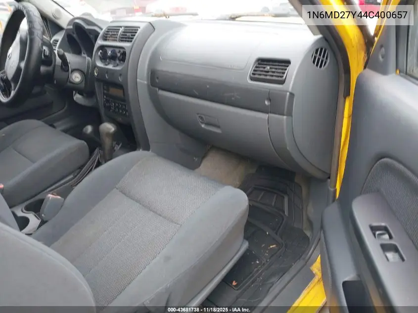 1N6MD27Y44C400657 2004 Nissan Frontier Sc-V6