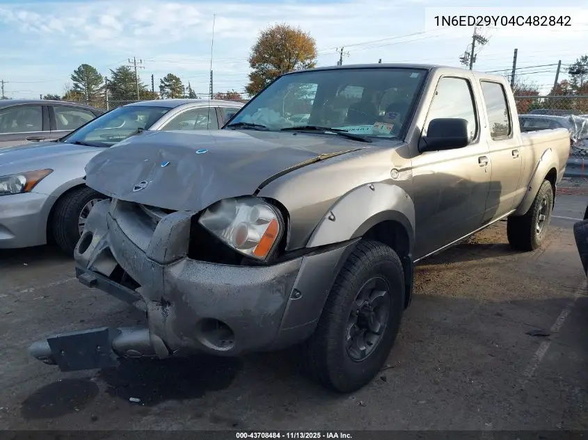 1N6ED29Y04C482842 2004 Nissan Frontier Xe-V6