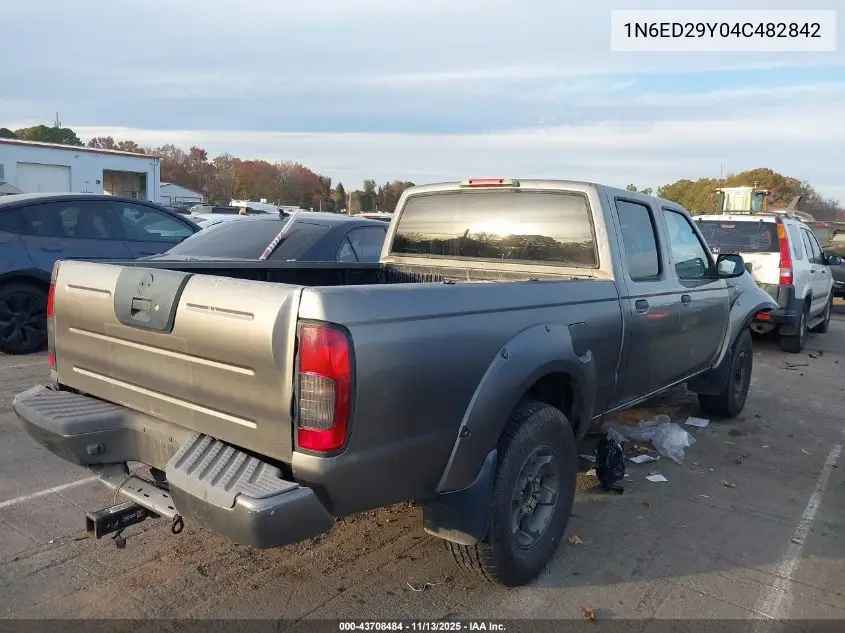 1N6ED29Y04C482842 2004 Nissan Frontier Xe-V6