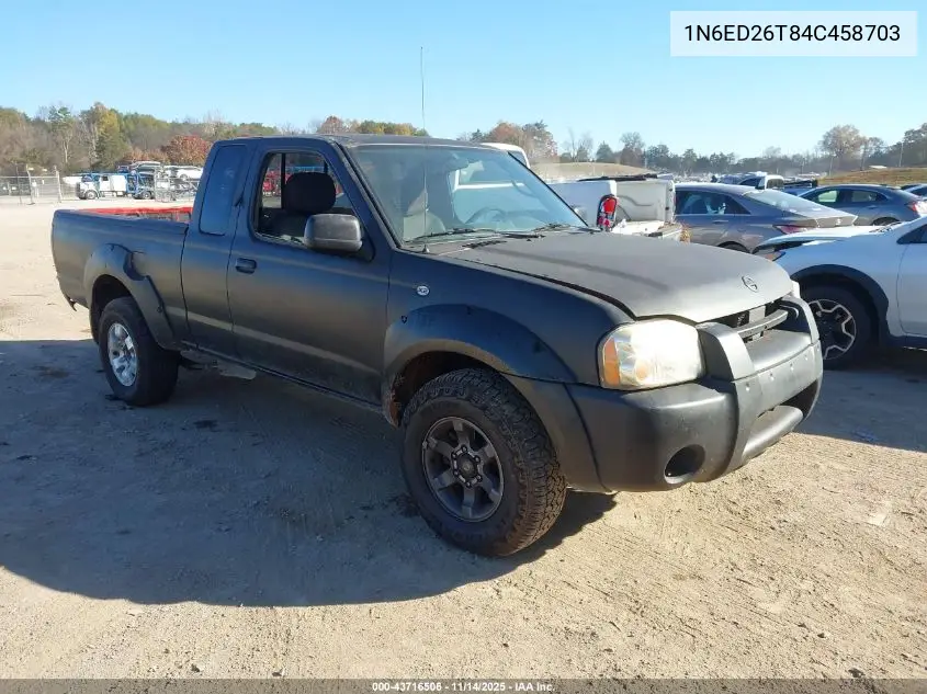 1N6ED26T84C458703 2004 Nissan Frontier Desert Runner Xe-V6