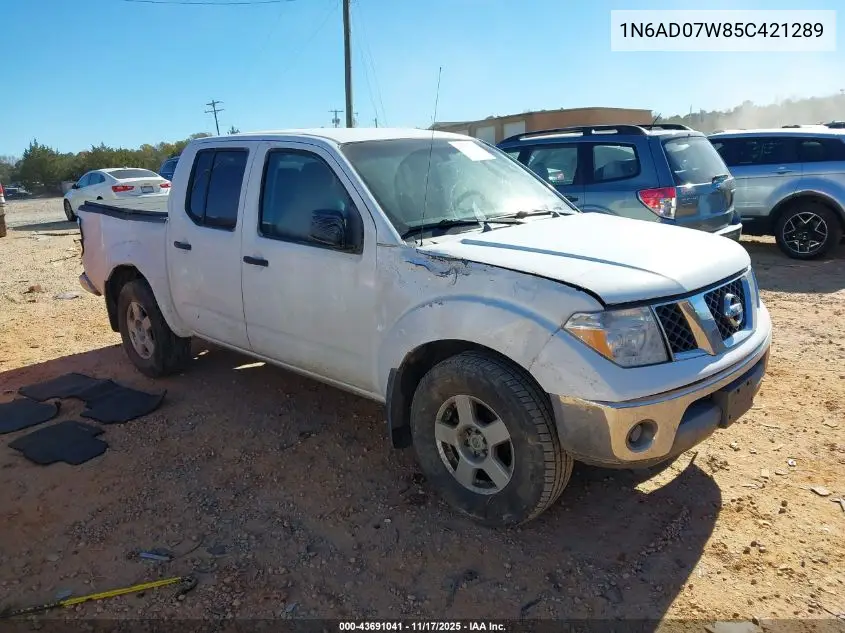 1N6AD07W85C421289 2005 Nissan Frontier Se