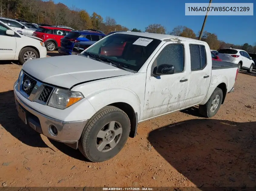 1N6AD07W85C421289 2005 Nissan Frontier Se