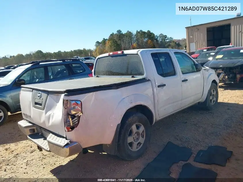1N6AD07W85C421289 2005 Nissan Frontier Se
