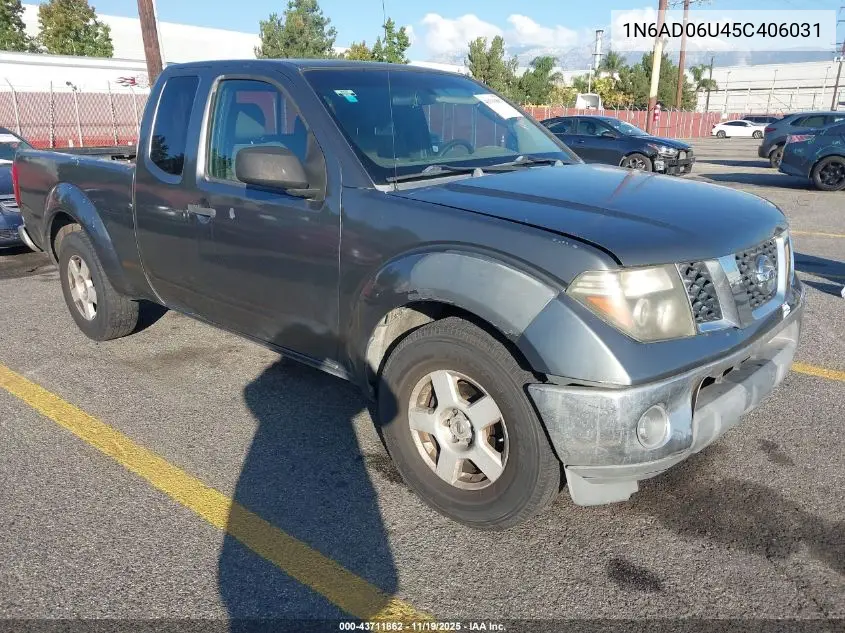 1N6AD06U45C406031 2005 Nissan Frontier Se
