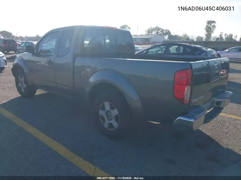 1N6AD06U45C406031 2005 Nissan Frontier Se