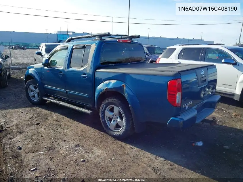 1N6AD07W15C408190 2005 Nissan Frontier Le