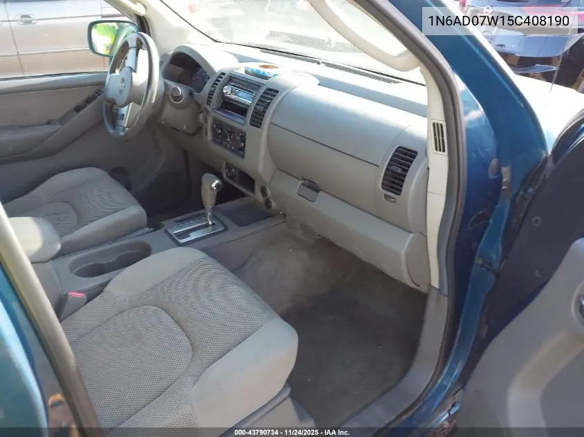 1N6AD07W15C408190 2005 Nissan Frontier Le