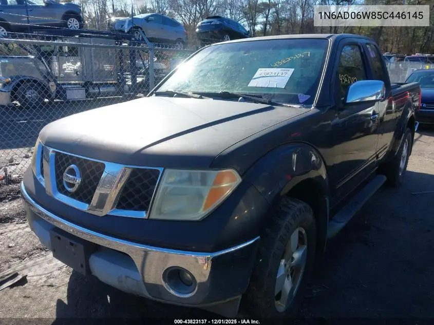 1N6AD06W85C446145 2005 Nissan Frontier Le
