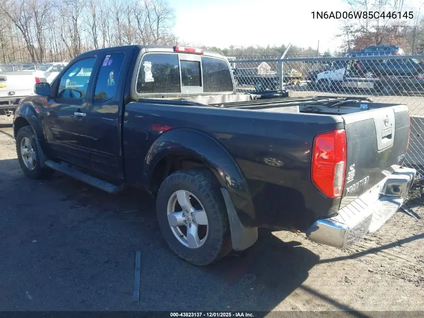 1N6AD06W85C446145 2005 Nissan Frontier Le