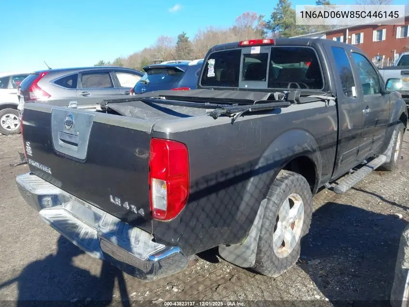 1N6AD06W85C446145 2005 Nissan Frontier Le