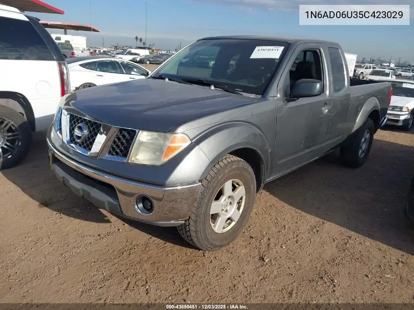 1N6AD06U35C423029 2005 Nissan Frontier Se