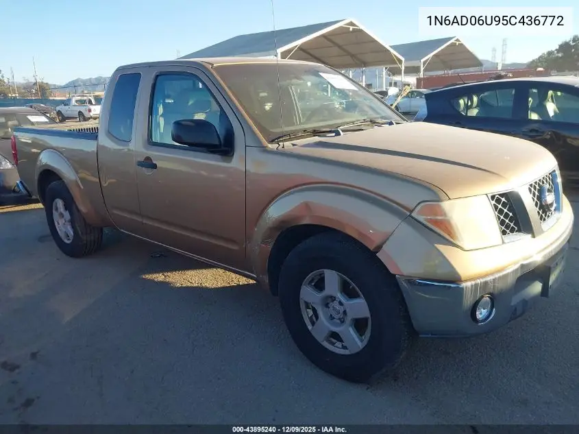 1N6AD06U95C436772 2005 Nissan Frontier Se
