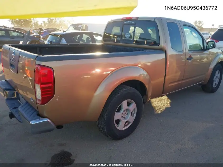 1N6AD06U95C436772 2005 Nissan Frontier Se