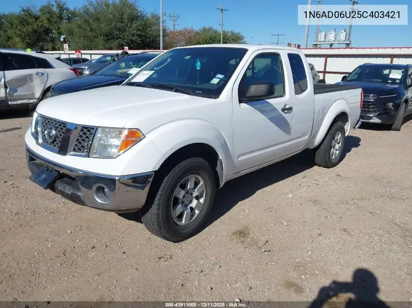1N6AD06U25C403421 2005 Nissan Frontier Nismo Off Road