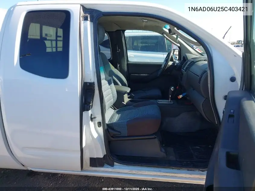 1N6AD06U25C403421 2005 Nissan Frontier Nismo Off Road
