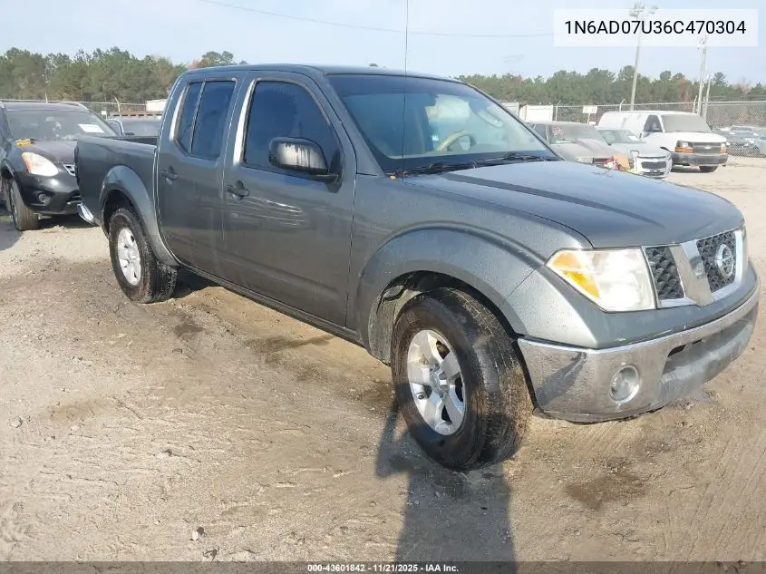 1N6AD07U36C470304 2006 Nissan Frontier Se