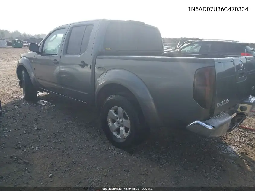 1N6AD07U36C470304 2006 Nissan Frontier Se