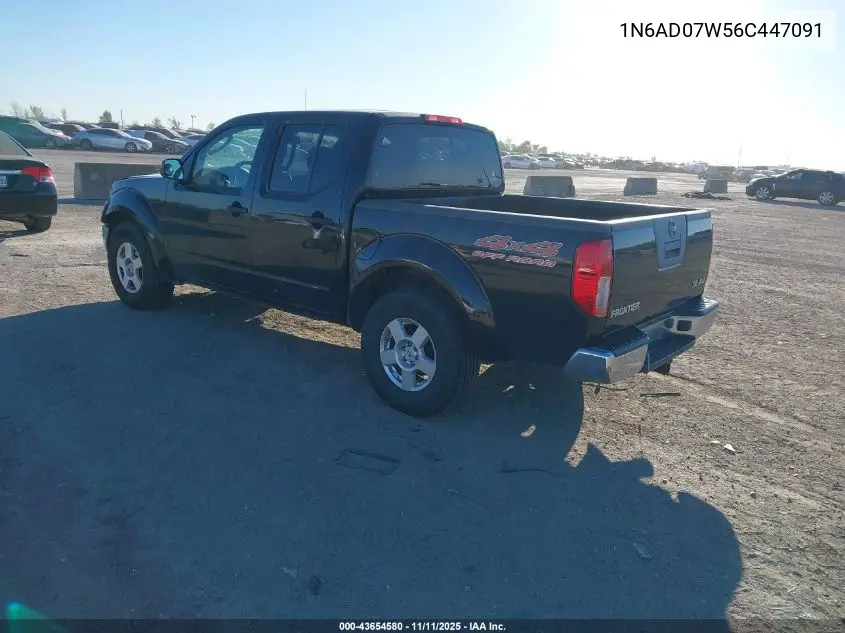 1N6AD07W56C447091 2006 Nissan Frontier Se