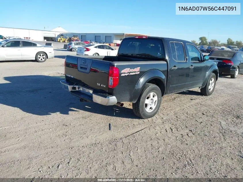 1N6AD07W56C447091 2006 Nissan Frontier Se