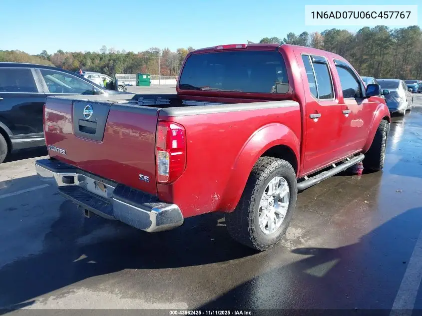 1N6AD07U06C457767 2006 Nissan Frontier Se