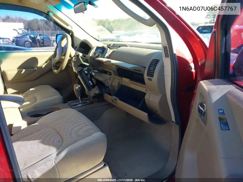 1N6AD07U06C457767 2006 Nissan Frontier Se