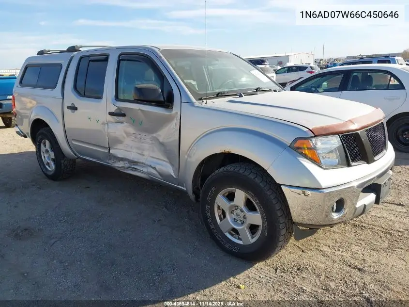 1N6AD07W66C450646 2006 Nissan Frontier Se