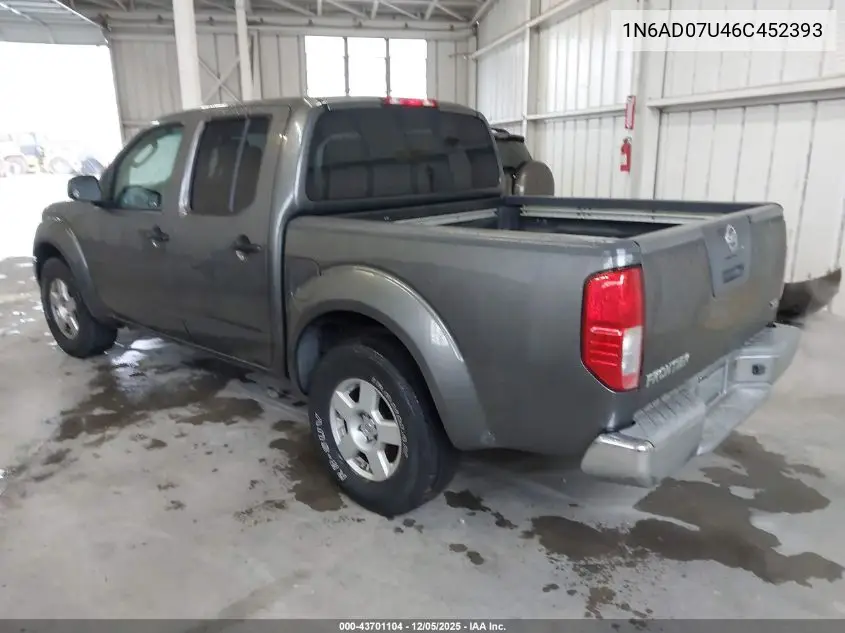 1N6AD07U46C452393 2006 Nissan Frontier Se