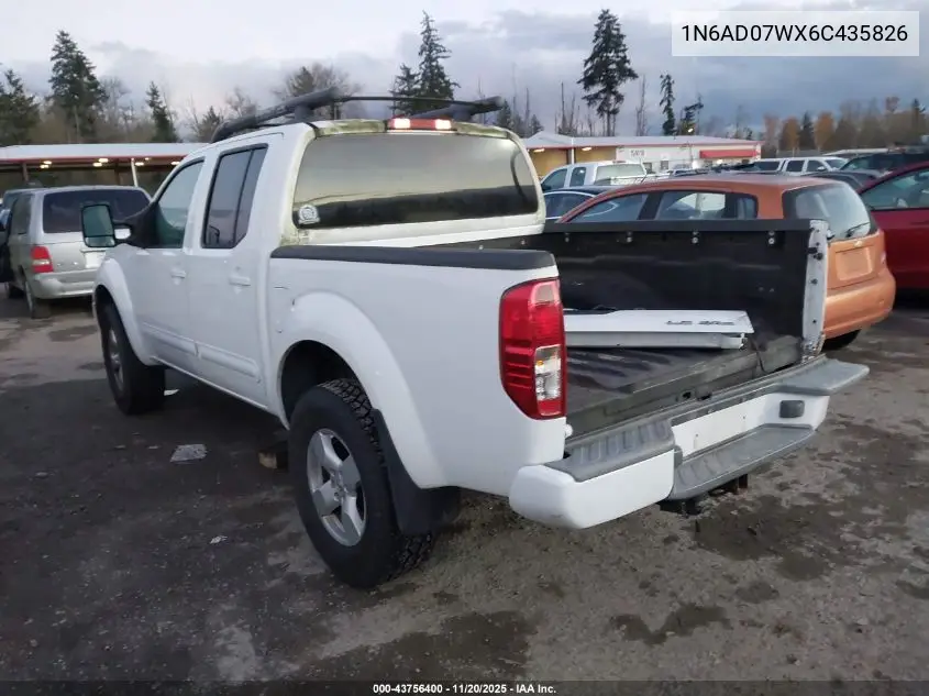 1N6AD07WX6C435826 2006 Nissan Frontier Le