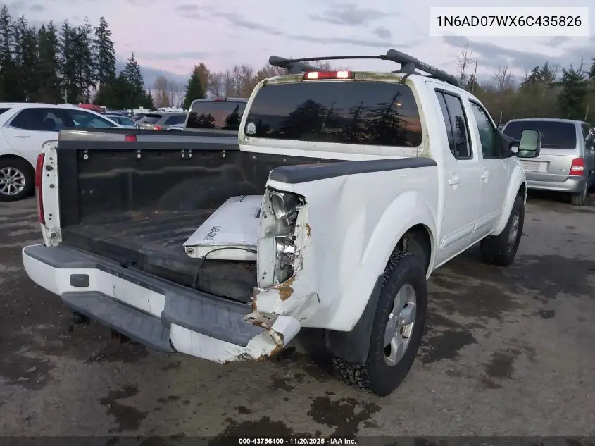 1N6AD07WX6C435826 2006 Nissan Frontier Le