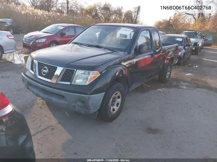 1N6BD06T66C402768 2006 Nissan Frontier Xe