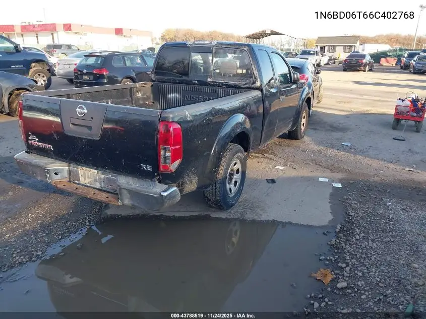 1N6BD06T66C402768 2006 Nissan Frontier Xe