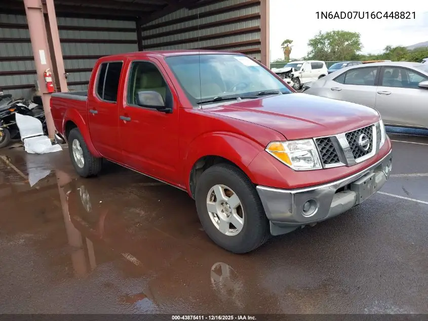 1N6AD07U16C448821 2006 Nissan Frontier Se