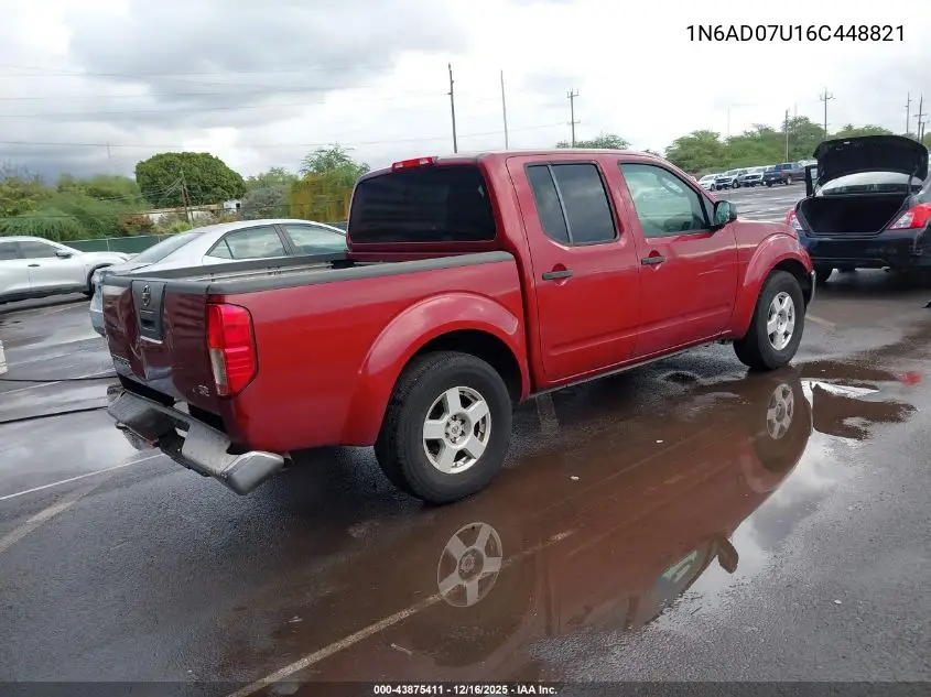 1N6AD07U16C448821 2006 Nissan Frontier Se