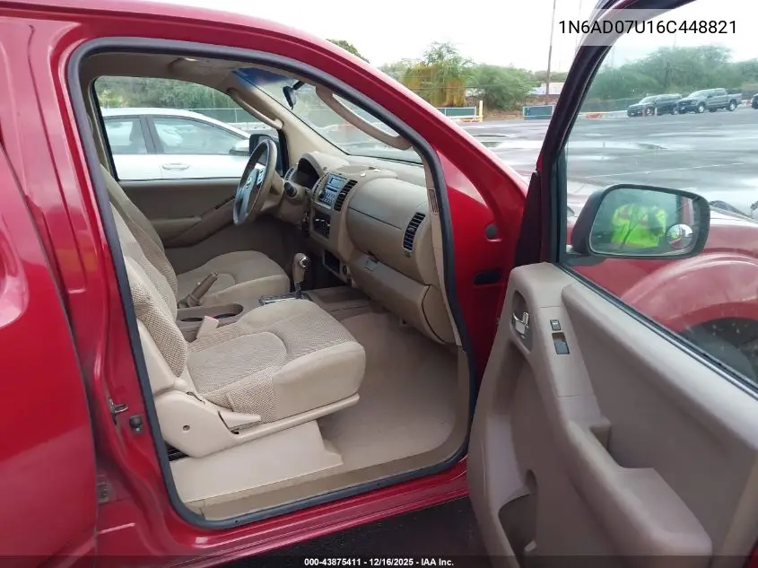 1N6AD07U16C448821 2006 Nissan Frontier Se