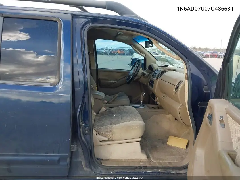 1N6AD07U07C436631 2007 Nissan Frontier Le