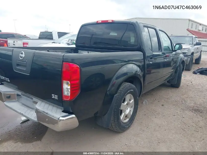 1N6AD07U47C463069 2007 Nissan Frontier Se