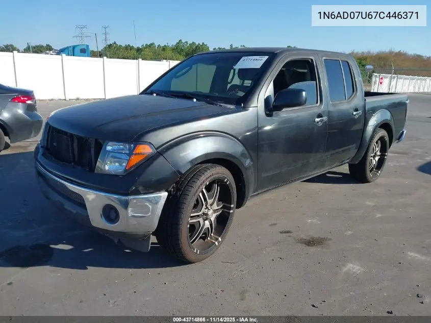 1N6AD07U67C446371 2007 Nissan Frontier Se
