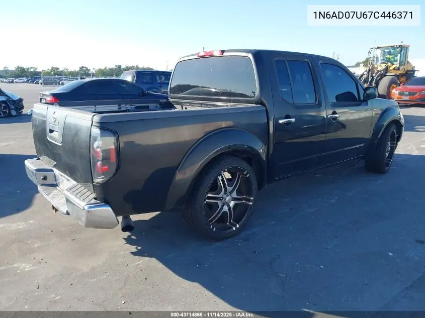 1N6AD07U67C446371 2007 Nissan Frontier Se