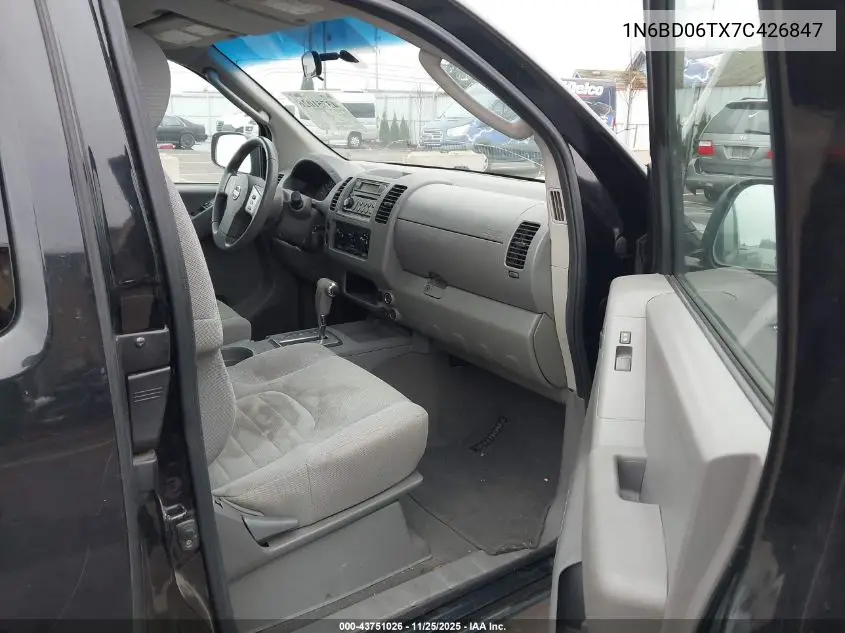 1N6BD06TX7C426847 2007 Nissan Frontier Xe