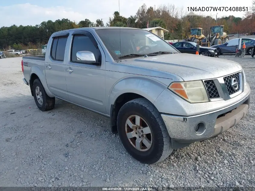 1N6AD07W47C408851 2007 Nissan Frontier Nismo Off Road