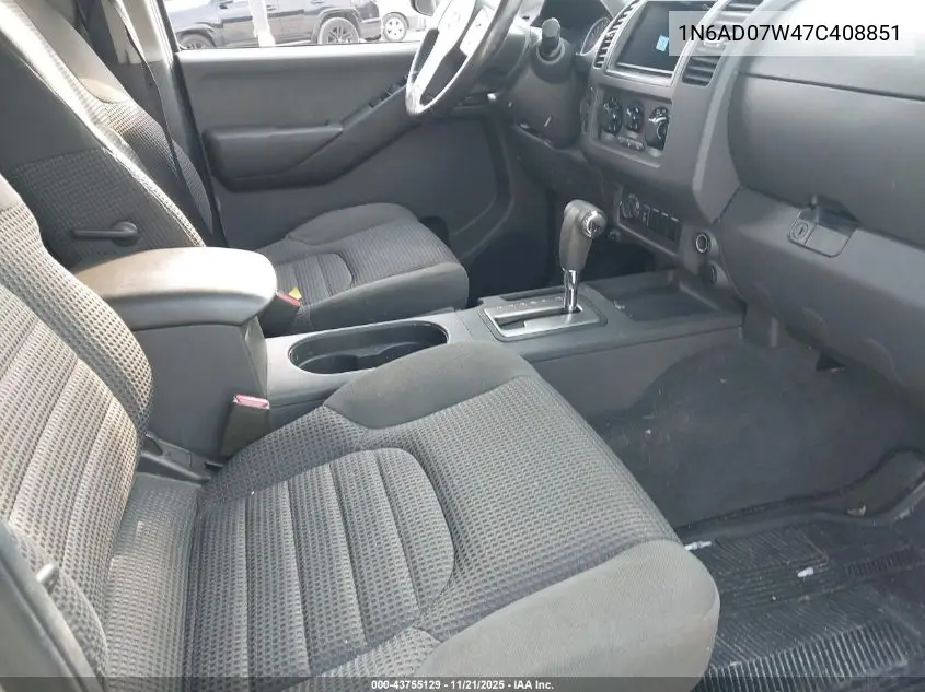 1N6AD07W47C408851 2007 Nissan Frontier Nismo Off Road