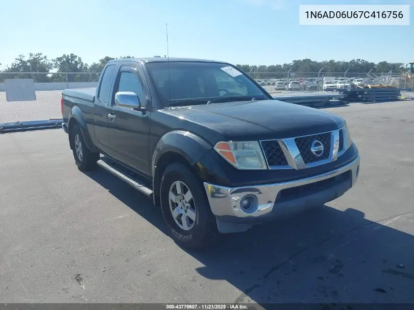 1N6AD06U67C416756 2007 Nissan Frontier Nismo Off Road