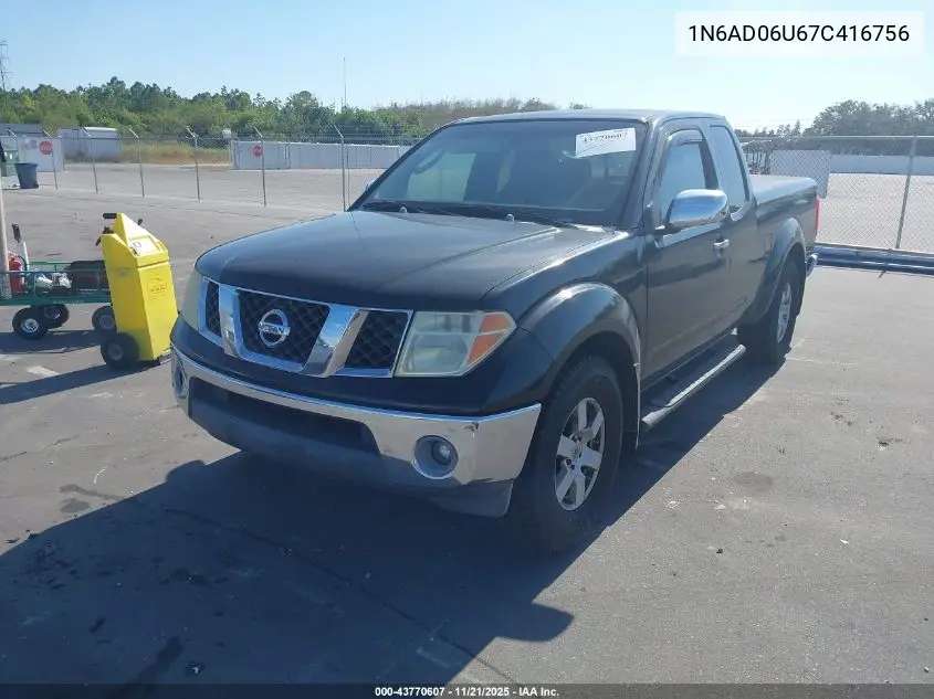 1N6AD06U67C416756 2007 Nissan Frontier Nismo Off Road