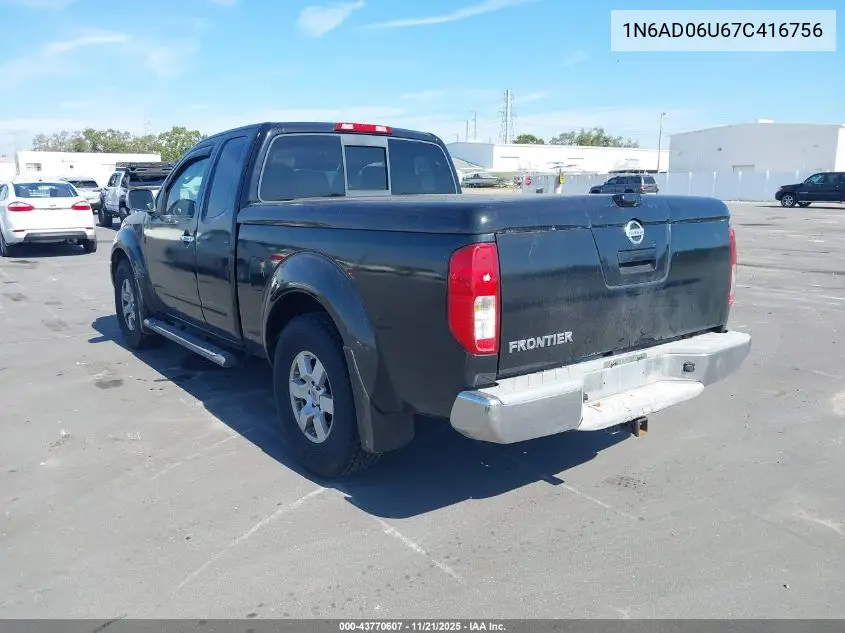 1N6AD06U67C416756 2007 Nissan Frontier Nismo Off Road