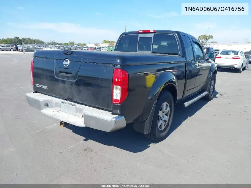 1N6AD06U67C416756 2007 Nissan Frontier Nismo Off Road