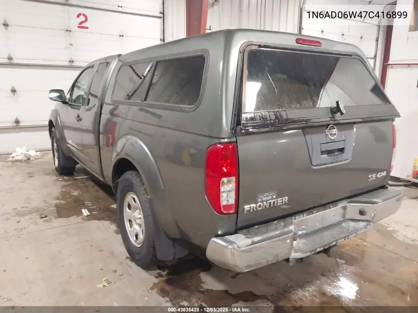 1N6AD06W47C416899 2007 Nissan Frontier Se