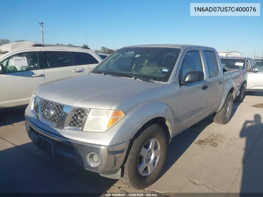 1N6AD07U57C400076 2007 Nissan Frontier Se
